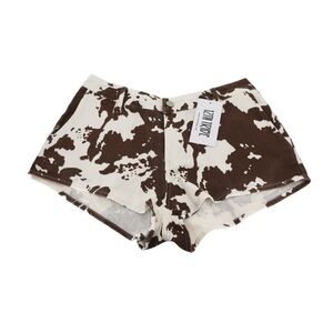 12th Tribe Dixie Cow Print Women's Shorts